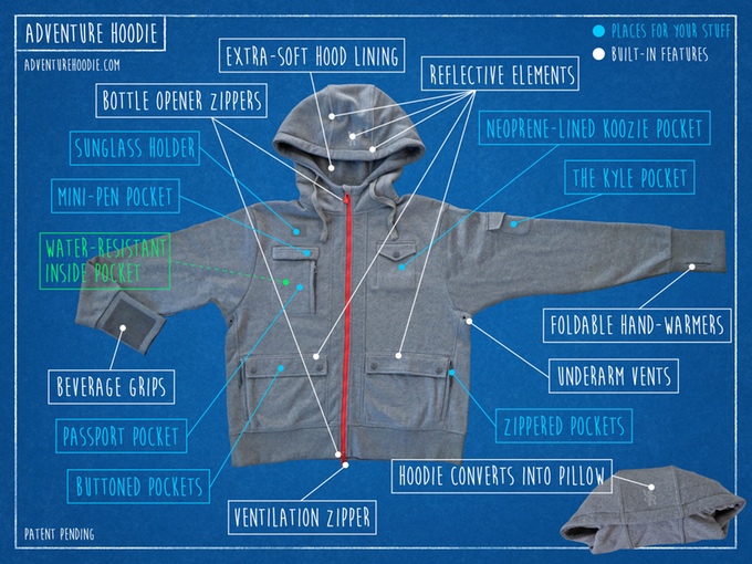 all-weather hoodie