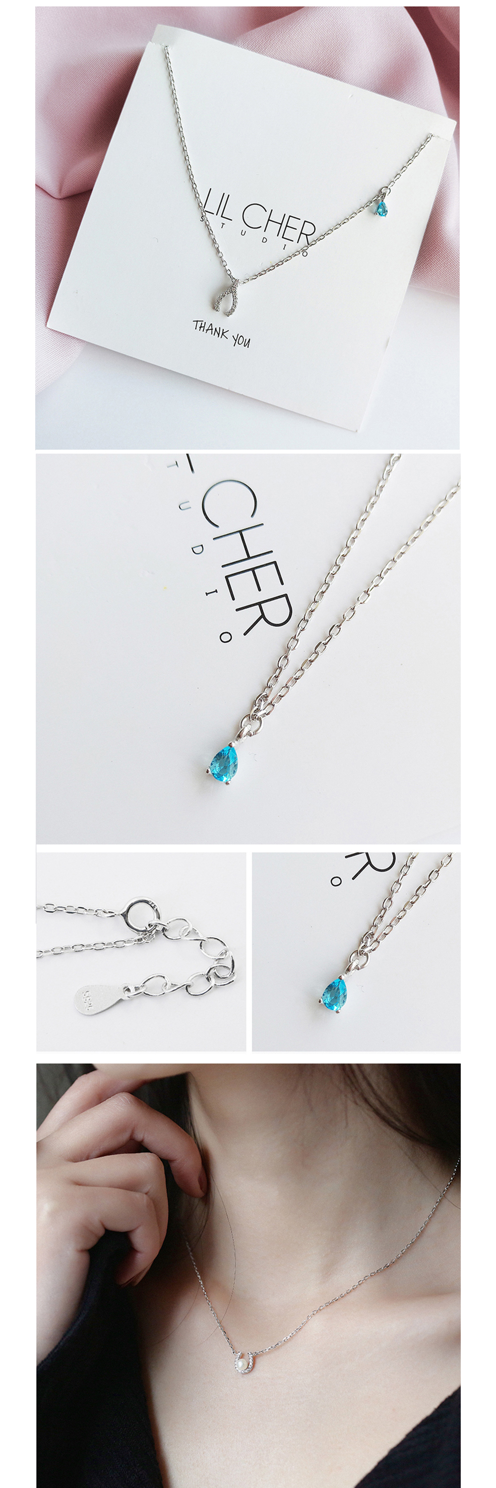 Sterling Silver Necklace Singular Style