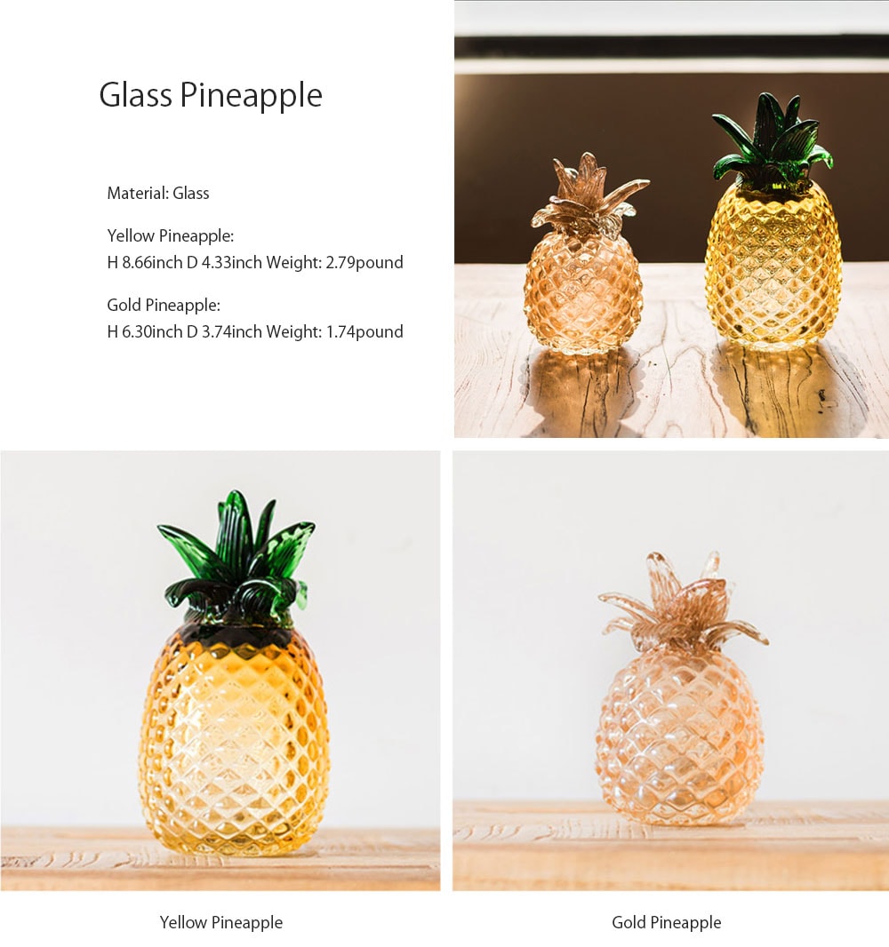 Pineapple Glass Decoration Apollobox